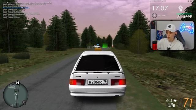 ТАКСУЮ на ПЕРВОЙ МАШИНЕ - ВАЗ 2114! ПОДНЯЛСЯ на ЧАЕВЫХ (MTA смотреть онлайн