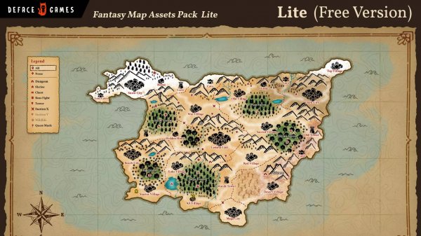 Asset Unity - Fantasy Map Assets Pack Lite