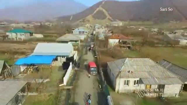 Сарусо  Грузия! С высоты птичьего полёта.