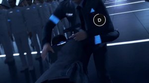 Коннор в башне «Киберлайф» в Detroit: Become Human. Глава «Битва з