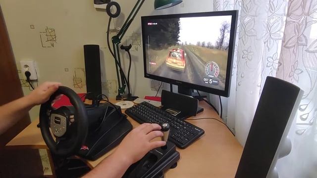 Игровой руль для пк с ручником и коробкой передач в 2024 смотреть онлайн