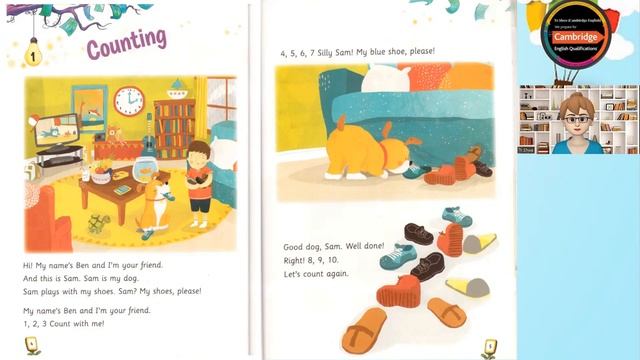 Story fun 1 _ Starters _ 1 Counting _ Listening and Reading. смотреть онлайн