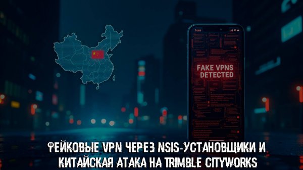 Фейковые VPN через NSIS-установщики и китайская атака на Trimble Cityworks