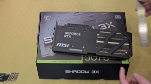 Распаковка и обзор видеокарты NVIDIA MSI GeForce RTX 5070 Ti SHADOW 3X OC