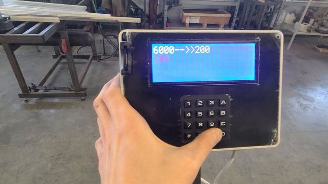 Автоматический рольганг, длина 7 метров