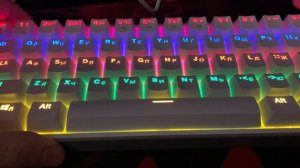 КЛАВИАТУРА 2500 РУБЛЕЙ! REDRAGON FIZZ RAINBOW K617-R