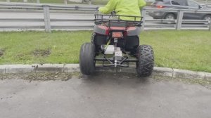 Работа самоблока на электроквадроцикле