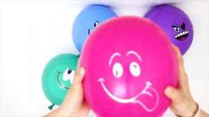 Лопаем веселые смешные шарики с улыбками