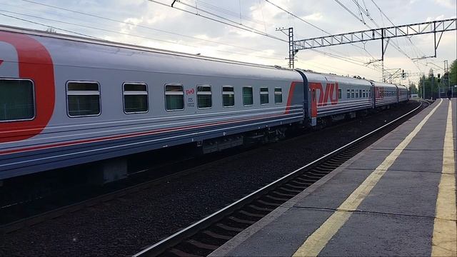 24 мая 2025 г. Электровоз ЭП2К-458 с Пассажирским поездом Колпино смотреть онлайн