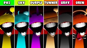 INCREDIBOX SPRUNKI ⚡ | ФАЗА 2: SKY VS DURPLE VS TUNNER VS GRAY VS OREN 😱 | БИТВА! 🎵🔥