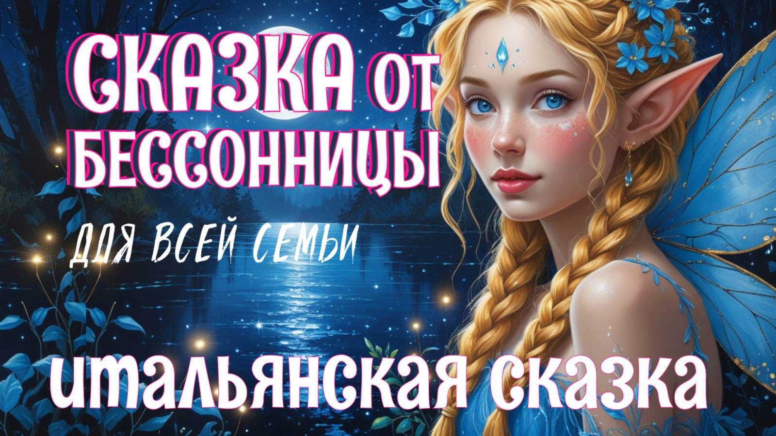 😴🥱Итальянская сказка под звуки ночного леса "Дары феи Кренского озера" #Сказка от бессонницы смотреть онлайн