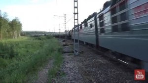 Подборка поездов снятых на камеру летом
