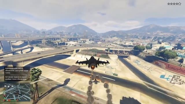 GTA online PS4 XB1 PC Новый самолёт LAZER P-996 СУДНЫЙ ДЕНЬ (патч 1.41) смотреть онлайн