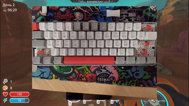 Обзор клавиатуры Huoji CQ085 стоимостью 1500 рублей.. смотреть онлайн