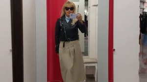 Куртка косуха. Образ как носить с юбкой . Модно,красиво