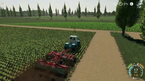 Farming Simulator 2019: Управление Новой фермой. Timelaps