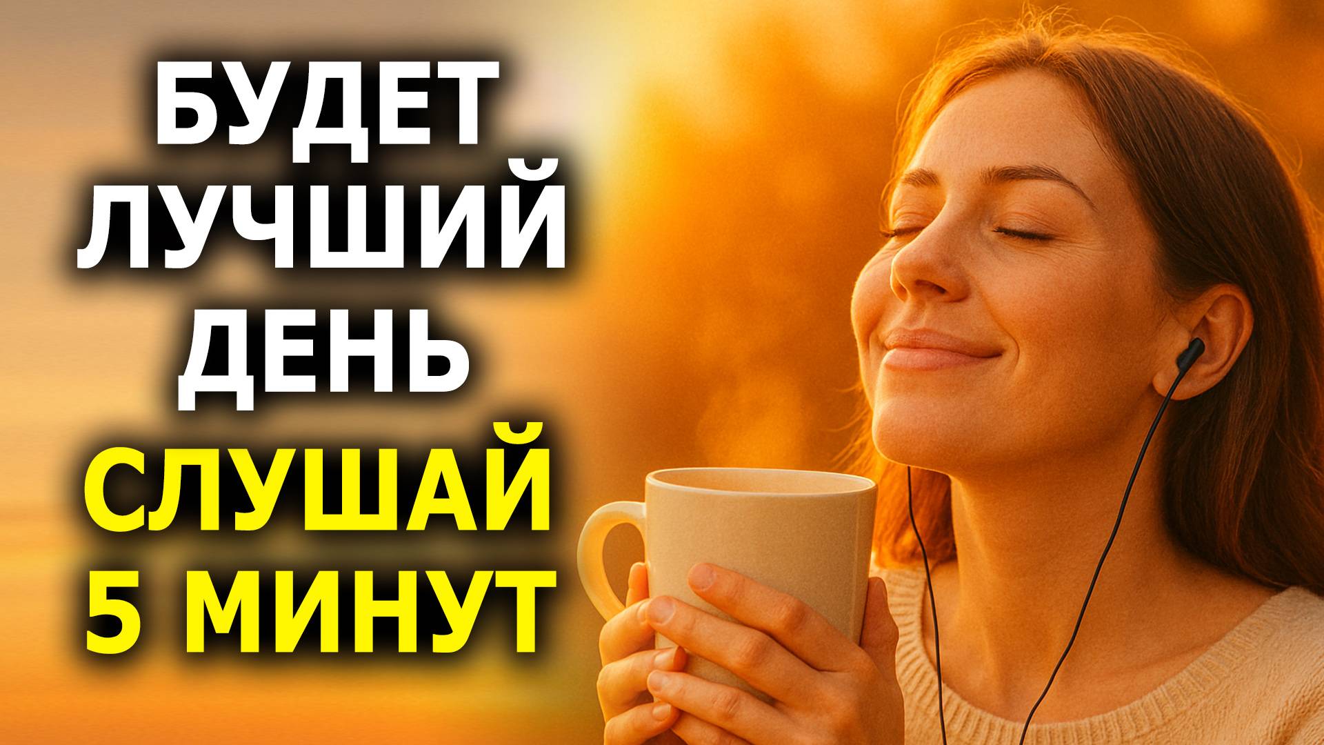 Слушай этот настрой — и день будет удачным и счастливым | Рабочие утренние аффирмации