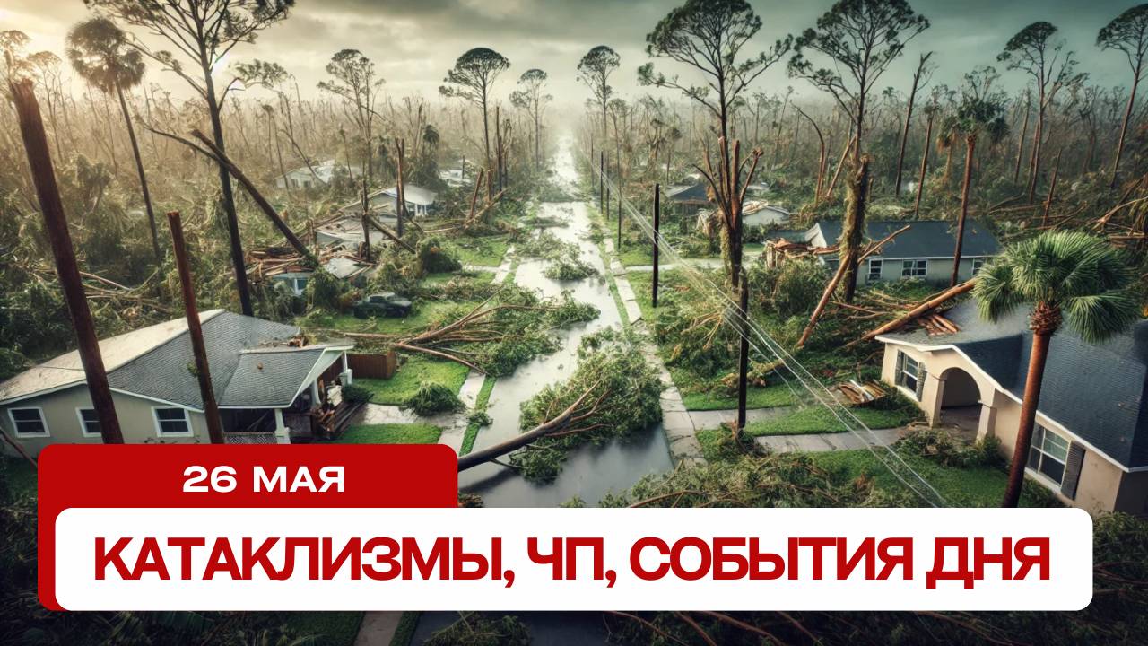 Катаклизмы за день 26.05.2025. Новости, ЧП, события дня смотреть онлайн