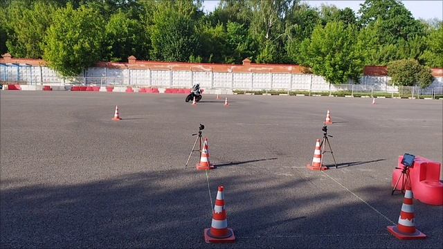 Gymkhana GP 2025 Stage 1/ Heat 3/Egor Ostapenko/ Bajaj Pulsar NS 200 / 01:02:728