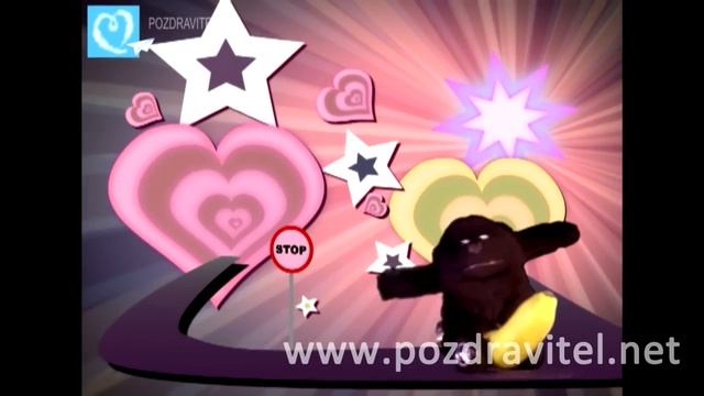 Смешной видео прикол с обезьяной на банане. Видео откр