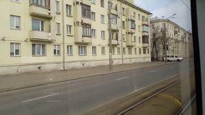 Минск поездка на новом трамвае БКМ Т811 холдинг бортово