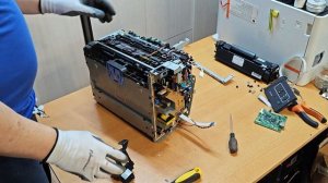 HP LaserJet Pro MFP M125r - Разборка / Подготовка к ТО
