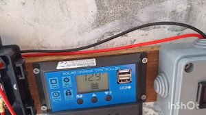 Подключил солнечную панель 30 W   к контроллеру.
