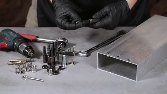 Насадка заклепочник на шуруповерт EZ-NUTUL для резьбовых заклепок М3 - М10 смотреть онлайн