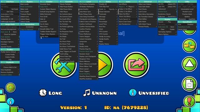 Главные ФИШКИ Mega Hack v8 в Geometry Dash! смотреть онлайн