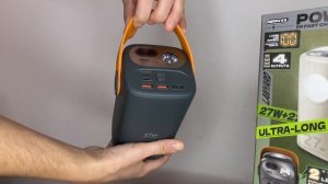 Повер Банк Power Bank Remax RPP 123, 60000mAh, 27W 2 ліхтарі