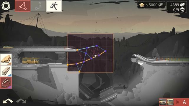 Bridge Constructor: The Walking Dead. Уровень 2-2. смотреть онлайн