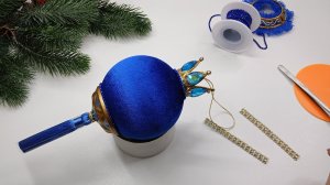НОВИНКА! Елочный шар Венецианская королева, МК для новичков. Новогодняя игрушка своими руками