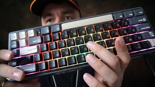 АСМР Таппинг по клавиатуре RoyalKludge R65 смотреть онлайн