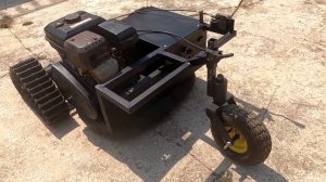 Самодельная радиоуправляемая газонокосилка