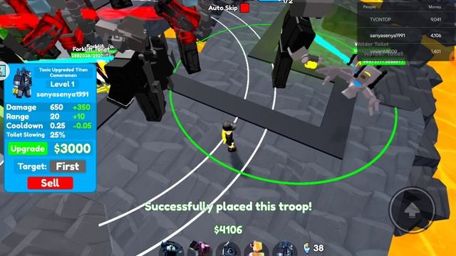 Сколько продержатся титаны против скибиди! Toilet Tower Defens