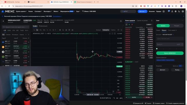 ОКУПИЛ ПК С MEMHASH!? | Сколько намайнил токенов, какие был? смотреть онлайн