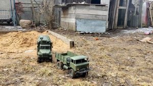 Машинки на радиоуправлении) Урал и Шишига #shortvideo