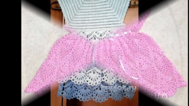 Платье для Девочки на Год Крючком - видео 2020 / Dress On The Year Crochet / Kleid Auf Einem Haken