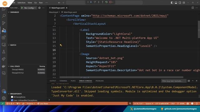 Ускоряем .NET MAUI XAML в VS Code: Горячая перезагрузка и IntelliSense смотреть онлайн