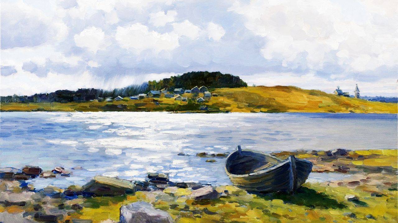 Летие пейзажи художника Олега Потапова смотреть онлайн