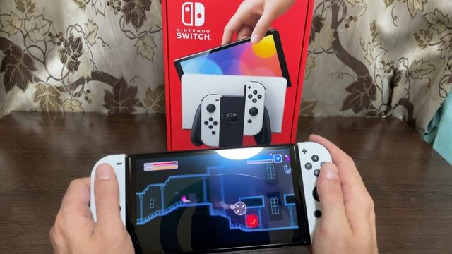 Nintendo Switch OLED(белый) распаковка/unbox первый запуск/обзор/з смотреть онлайн