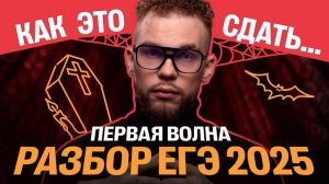 РАЗБОР ЕГЭ 2025 ПЕРВАЯ ВОЛНА | Ильич | 100балльный репетитор