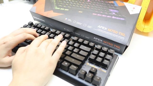 Тест шума SteelSeries Apex M750 TKL смотреть онлайн