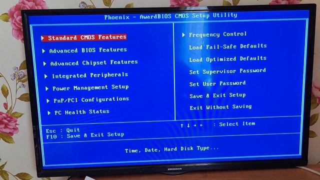 Настройка Award bios. Установка Windows с флешки смотреть онлайн