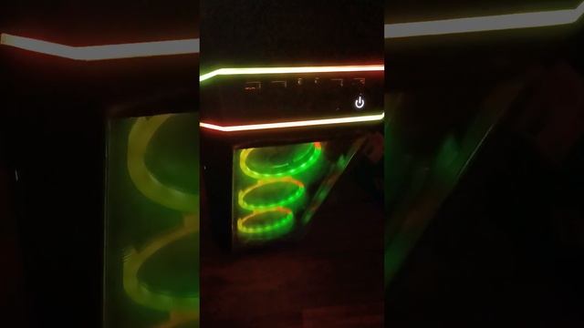 Chieftec Stallion 2 работа подсветки.