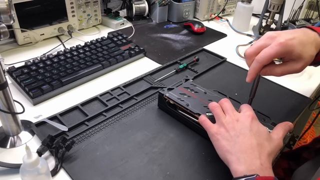 Ремонт видеокарты RX6700XT после попадания жидкости