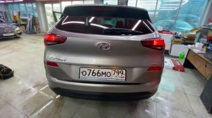 Hyundai Tucson 2018-установка электропривода багажника✅