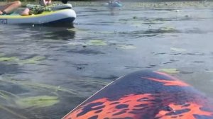 Озеро Гатное (город Самара) прогулка на сапе