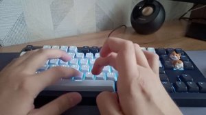 Тайпинг клавиатуры Red Square Alumix Serenity на новых свитчах g3ms