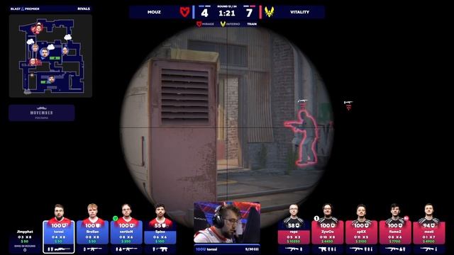 MOUZ проти Vitality | Карта 3 | BLAST Rivals 2025 Season 1 смотреть онлайн